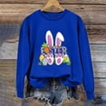 thumbnail image 4 of EGNMCR Easter T-Shirt Imprimé pour Femmes T-Shirts Graphiques pour Femmes T-Shirts pour Femmes T-Shirt à Col Rond pour Femmes Haut à Manches Longues Imprimé Easter Chandails T-Shirt pour Femmes, 4 of 5