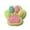 Green, variant on Rainbow Feline Paw Squeeze Toy, Spectral Gradient Interaction Figurine, Viscoelastic Polymer Model for Manual Stress Management
