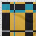 thumbnail image 3 of Soimoi Modal Satin Fabric Check Panel Printed Fabric 1 Yard 42 Inch Wide, 3 of 3