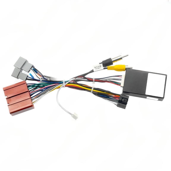 2025-17 android power and tail cable with protocol box for 2007-2015 mazda cx-9 large screen navigation upgrade