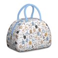 thumbnail image 1 of Sweet Cat Lunch Bag – Adorable Pattern for Funny and Loving Cat Enthusiasts, 1 of 4