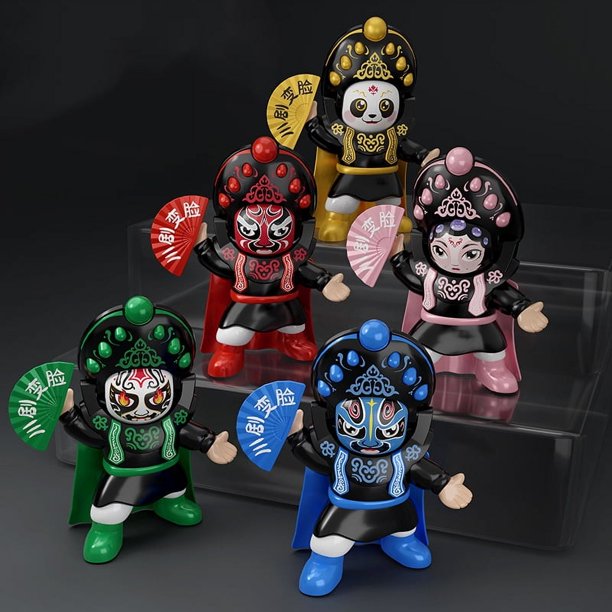 Muñeca que cambia de cara creativa, decoración tradicional china de ópera de Sichuan, adorno de escritorio para el hogar, juguetes para niños, regalo de cumpleaños