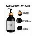 thumbnail image 2 of Juego De Baño Xtellar3 Dispensadores Jabon Shampoo Color Negro, 2 of 5