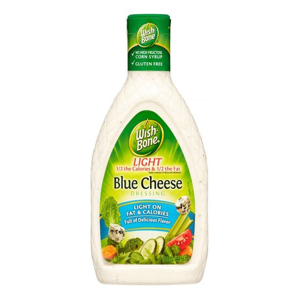 WishBone Salad Dressing Light Blue Cheese 15 Fl Oz