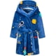 thumbnail image 1 of Albornoces para niños y niñas, batas de baño de felpa suave de forro polar coral con capucha para niños, 1 of 3
