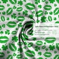 thumbnail image 5 of Happy St Patrick''s Day Shower Curtain, Cute Irish Gnome Truck Bathroom Accessories with Green Clover Shamrocks Design, St Patricks Decor Cloth Fabric Bathroom Curtains with Hooks 72 x 72 Inch, 5 of 6