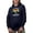 Navy Blue, variant on Best Grandpa by a Long Shot - Deer Hunting or Hunter Grandfather, Navy Blue Hooded Sweatshirt or Hoodie, Large