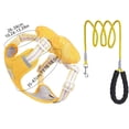 thumbnail image 3 of Dog Harness Small Sized and Leash Set, Soft Light, Breathable Padding & Anti-Escape Design, Adjustable Dogs Training & Walking, Yellow, M, 3 of 6