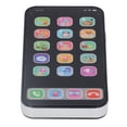 thumbnail image 2 of Baby Phone Toy, Kids Cell Phone Toy Compact Music Light Function Role Playing Model Learning  For Over 3 Years Old For Birthday Gifts Black, 2 of 8