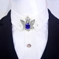 thumbnail image 2 of Broches de aleación de moda para hombre, broche águi, corona, águi, insignia Vintage, Pin para cuello Pta + Azul Hugo broches y alfileres vintage, 2 of 8
