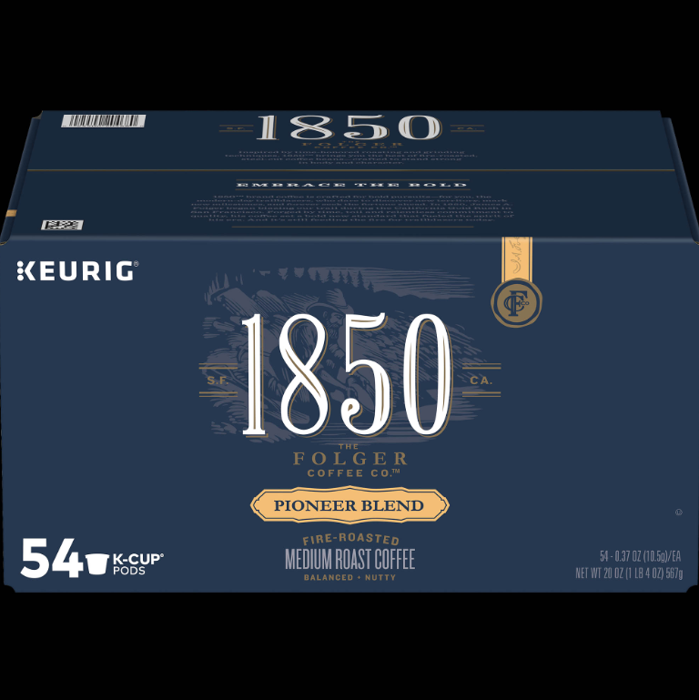 Folgers 1850 Pioneer Blend Medium Roast 