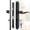Matte Black-Handle set, variant on Matte Black Mortise Lock Door Handle Set for Older Doors