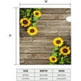 thumbnail image 4 of Sunflowers Wood Mailbox Covers Magnetic Post Box Cover Wraps Standard Size 21x18 Inches for Garden Yard Decor, 4 of 6