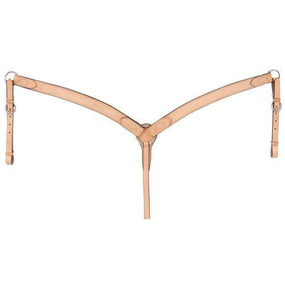 Tough 1 Breast Collar Royal King Frontier Stitched Dark Oil 41-31139