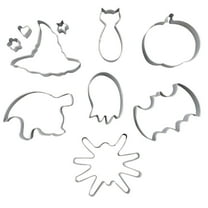 PILE Halloween Home Decor 10PCS/set Stainless Steel Molds For Halloween Cake Baking DIY Tool Set