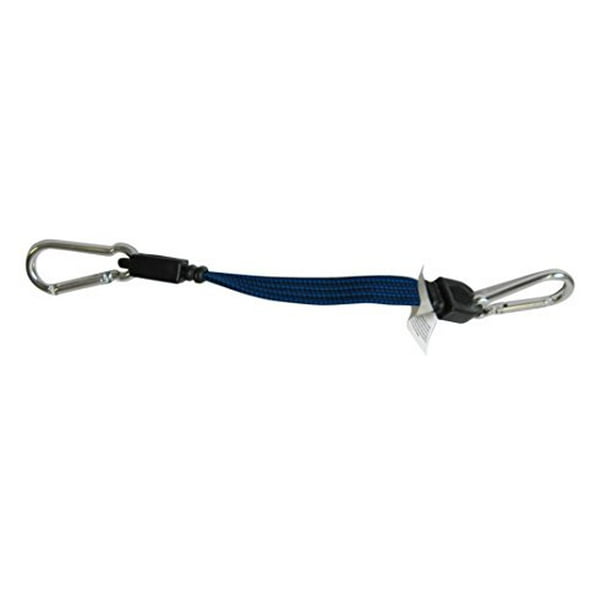 Highland 9431200 Blue 15 Carabiner Fat Strap Bungee Cord
