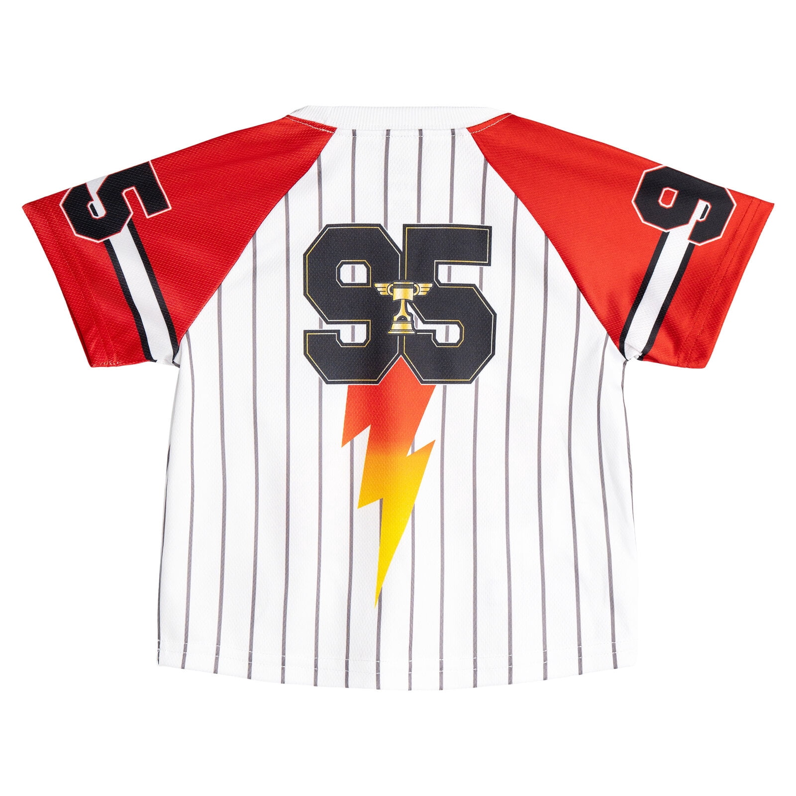 Disney Cars Lightning McQueen Mesh Baseball Jersey Athletic T-Shirt and Shorts Outfit Set Toddler to Big Kid