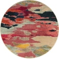 thumbnail image 3 of Unique Loom Estrella Collection Area Rug - Laurnell (6' 1" Round Pink/Orange), 3 of 7