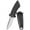 BLACK, variant on TUSA Mini BCD Knife, Drop Point Tip