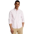 thumbnail image 1 of Camisa Tommy Hilfiger para hombre, manga larga, Oxford, a rayas, rosa, L, 1 of 5
