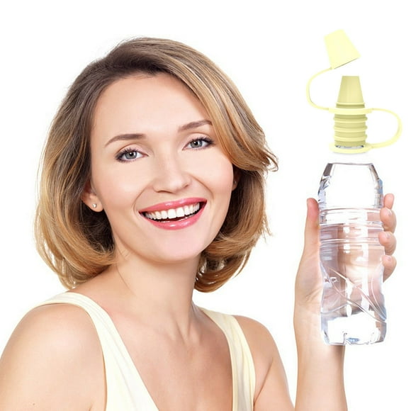 Boquilla de succión a prueba de derrames para botellas de agua, repuesto para botellas de agua mineral, sellos para botellas de aceite a prueba de fugas de cocina.
