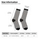 thumbnail image 2 of Balery Houndstooth Black And White Calcetas Largas con Estampado para Hombre y Mujer – Suaves y Transpirables, Talla Única (US 5-11), 2 of 6