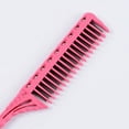 thumbnail image 3 of ACDANC Rat Tail Combs,Tidy Hair Hair Brush,Untangle Detangler Brush,Pink, 3 of 3