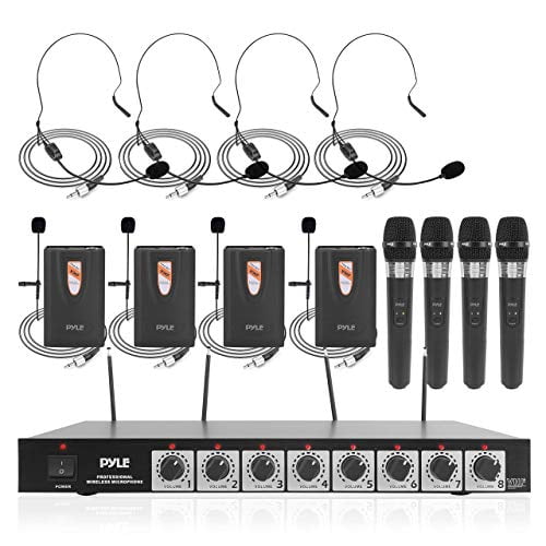 Pyle 8-Ch. Wireless Microphone System - PDWM8700