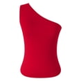 thumbnail image 4 of enyan Workout Tops for Women Racerback Basic Tank Summer 2025 Camisole V Neck Slim Fit Ribbed Sleeveless Women Athletic Tops,Red,M, 4 of 7
