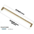 thumbnail image 7 of Goo-Ki 12.6" (320mm) Hole Center Retro Zinc Alloy Cabinet Handles, Antique Brass Cabinet Pulls for Dresser, Wardrobe, Kitchen Hardware, 6 Pack, 7 of 7