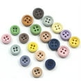 thumbnail image 5 of Zhaomeidaxi 100Pcs Solid Color Buttons for Arts Crafts, Decoration, Collections, Sewing Different Colors Sewing Clothing Scrapbook DIY Craft, 5 of 6