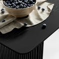 thumbnail image 4 of MAYEERTY 79” Rectangular Dining Table for 6, Black, 4 of 9
