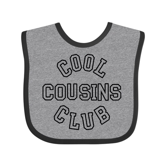 Inktastic Cool Cousins Club Boys or Girls Baby Bib