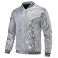 thumbnail image 2 of Sliktaa Mens Party Show Sparkle Sequins Jacket, 2 of 5