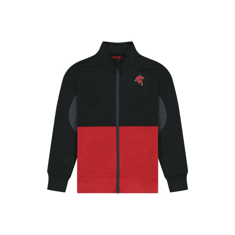 AND1 Boys Athletic Full Zip Jacket - Lightweight Fleece