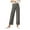Dark Gray, variant on Womens Baggy Jeans,Women’s Wide Leg Pants Stretch Twill Cropped Pants High Waist Summer Casual Palazzo Pants with Pockets,Teacher Pants(Size:L)