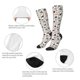 thumbnail image 3 of Fotbe Black Cat And Snake Calcetas Divertidas Estampadas para Hombre y Mujer, Calcetas de Algodón hasta la Rodilla para Caminar, Correr, Enfermería y Embarazo, 3 of 6