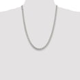 thumbnail image 4 of 925 Sterling Silver Spiga Wheat Chain Styles Necklace 6 mm Round 24 inch, 4 of 4