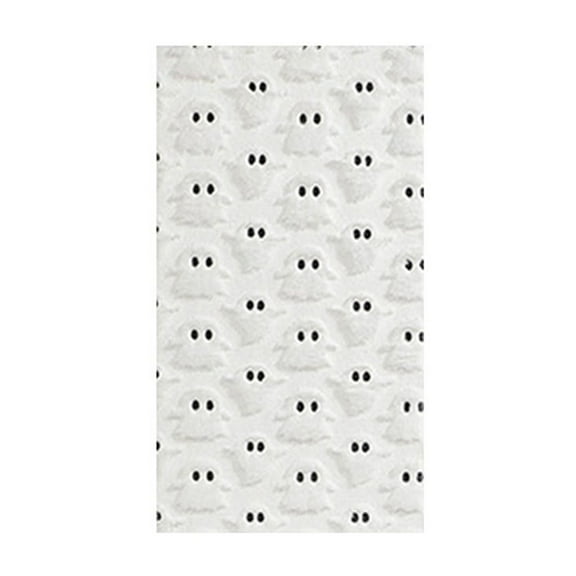 Halloween Plush Tablecloth - ghost Design Tablecloth for Dining Table, Buffet & Party Decor (Multiple sizes to choose)