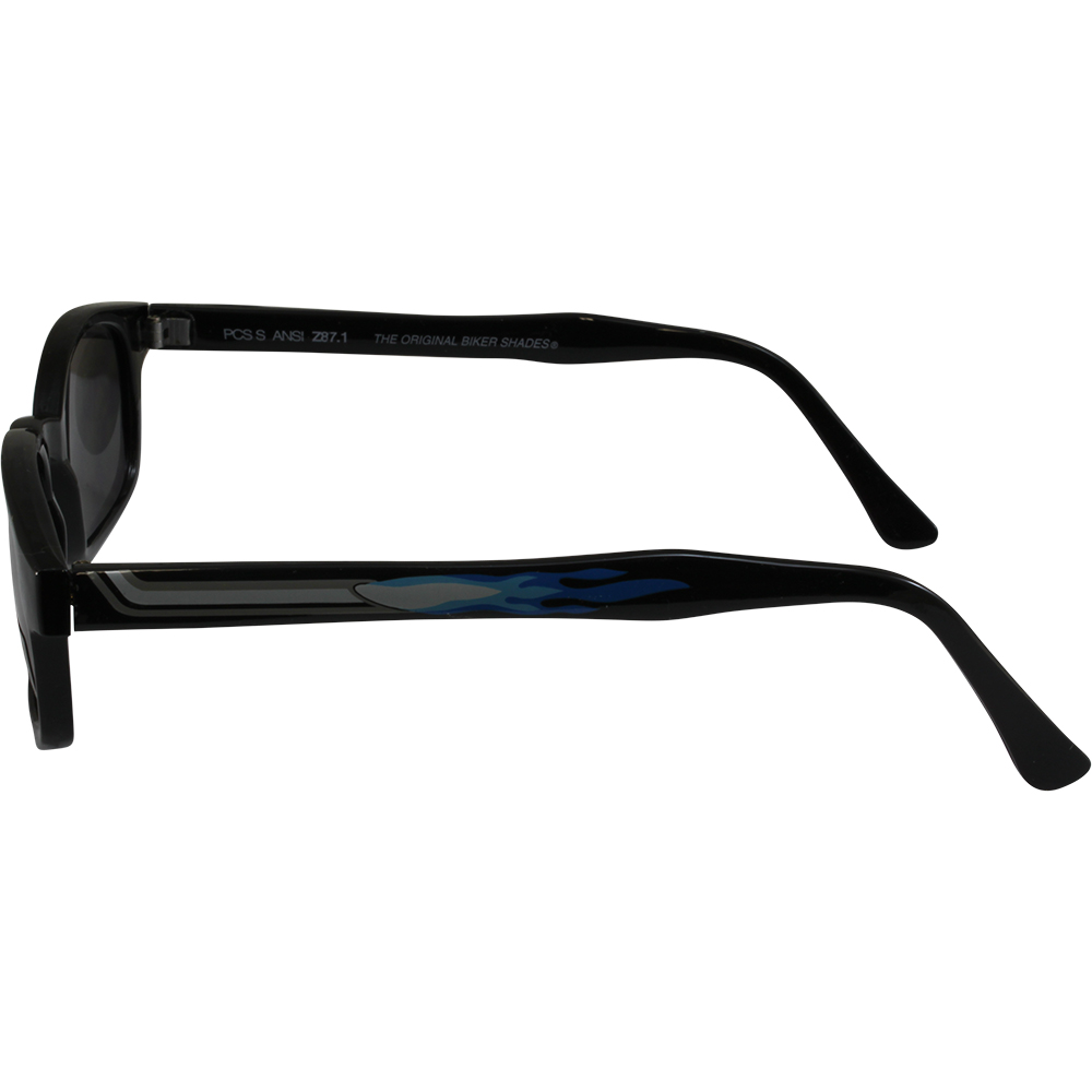 KD/'s Sunglasses Original Biker Shades Motorcycle Pipe Frame Smoke Lens 2227