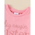 thumbnail image 4 of Suealasg Toddler Kids Boys Girls Outfit Letter Sweatshirt Crewneck Pullover Long Sleeve Tops Little Boys Girls Fall Clothes, 4 of 7