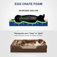 thumbnail image 2 of Extra Large Orthopedic Dog Bed, Waterproof Dog Couch Bed with Removable Washable Cover, Dog Sofa Bed X Large, Egg Crate Foam, Waterproof Lining, Nonskid Bottom, Brown, 42in, 2 of 8