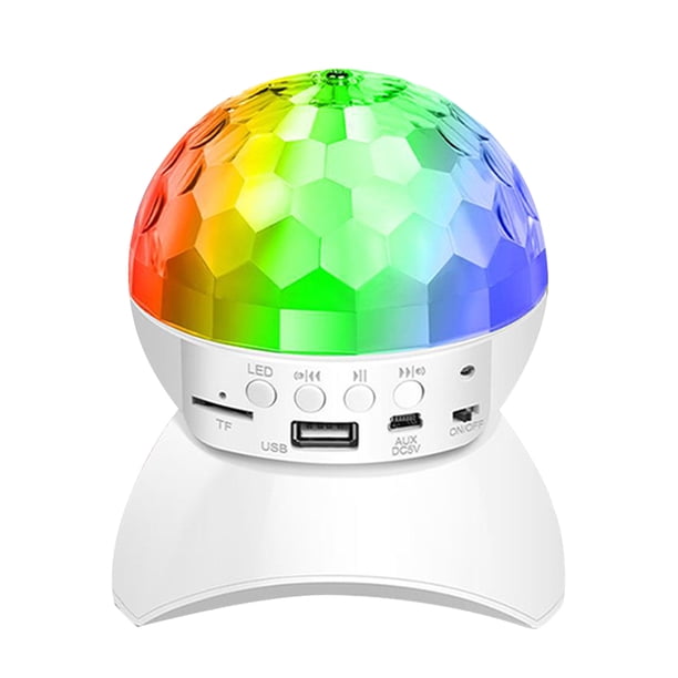 Lámpara de escenario de bola luces de fiesta de bola de discoteca con carga USB para fiestas de baile en casa