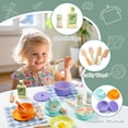 thumbnail image 3 of Juguetes de cocina de madera Montessori Pretend Play para niños pequeños, 3 of 7
