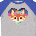 thumbnail image 4 of Inktastic Fox Lover Heart Cute for Girls Girls Toddler T-Shirt, 4 of 5