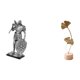 thumbnail image 1 of Figura de escritorio,Estatua de caballero,estatuilla,escultura,artesanía,decoración de escritorio,Escultura de hojas,Estatua de hoja de metal Escultura de hoja Decoración del hogar,Figura de, 1 of 8