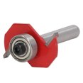 thumbnail image 1 of Slot Cutter Router Bit, Sturdy Cutting Depth Adjustable Incisive Straight Edge Slotting Cutter 1/4 Shank  For Woodworking Grooving 1/8,5/32, 1 of 8