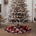 thumbnail image 4 of Sikiie New Year Flamingo Christmas Tree Skirt, Christmas Tree Decorations, Christmas Decor, Tree Mat Decoration(30-48IN)-30", 4 of 6