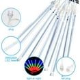 thumbnail image 2 of LED Meteor Shower Lights, 11.8 inch 10 Tubes 360 LED Falling Rain Drop Lights, Christmas Lights Outdoor for Holiday Party Decoration, Multicolor, 2 of 9