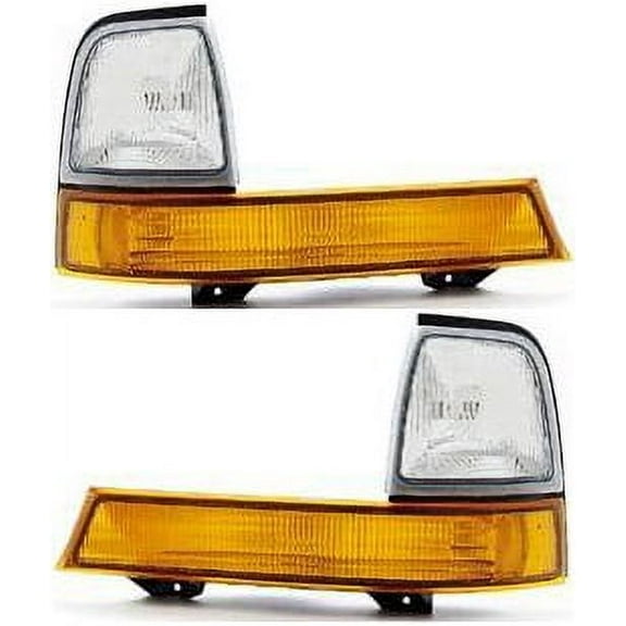 Garage-Pro Driver and Passenger Side Corner Light Set Compatible With 1998-2000 Ford Ranger